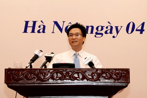 The government holds monthly press conference  - ảnh 1